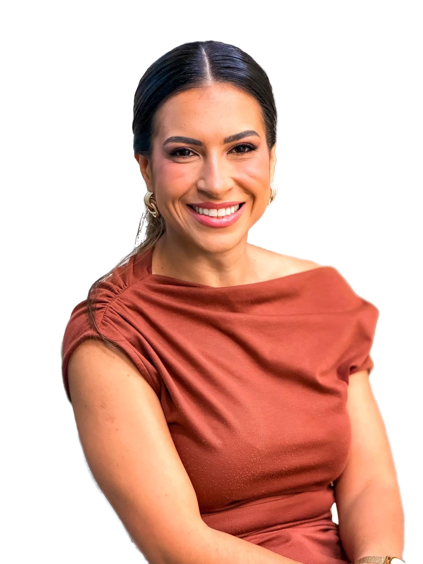 Gabriela Ferreira, enfermeira obstetra, sorrindo